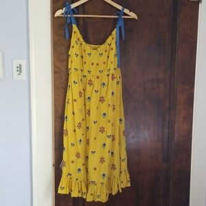 ASOS Yellow floral dress